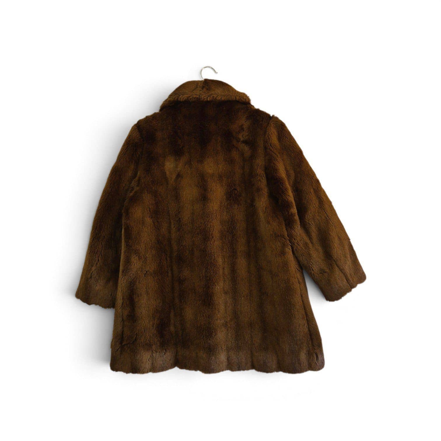 Chaquetón Sintético de Pelo Marrón — foto 2
