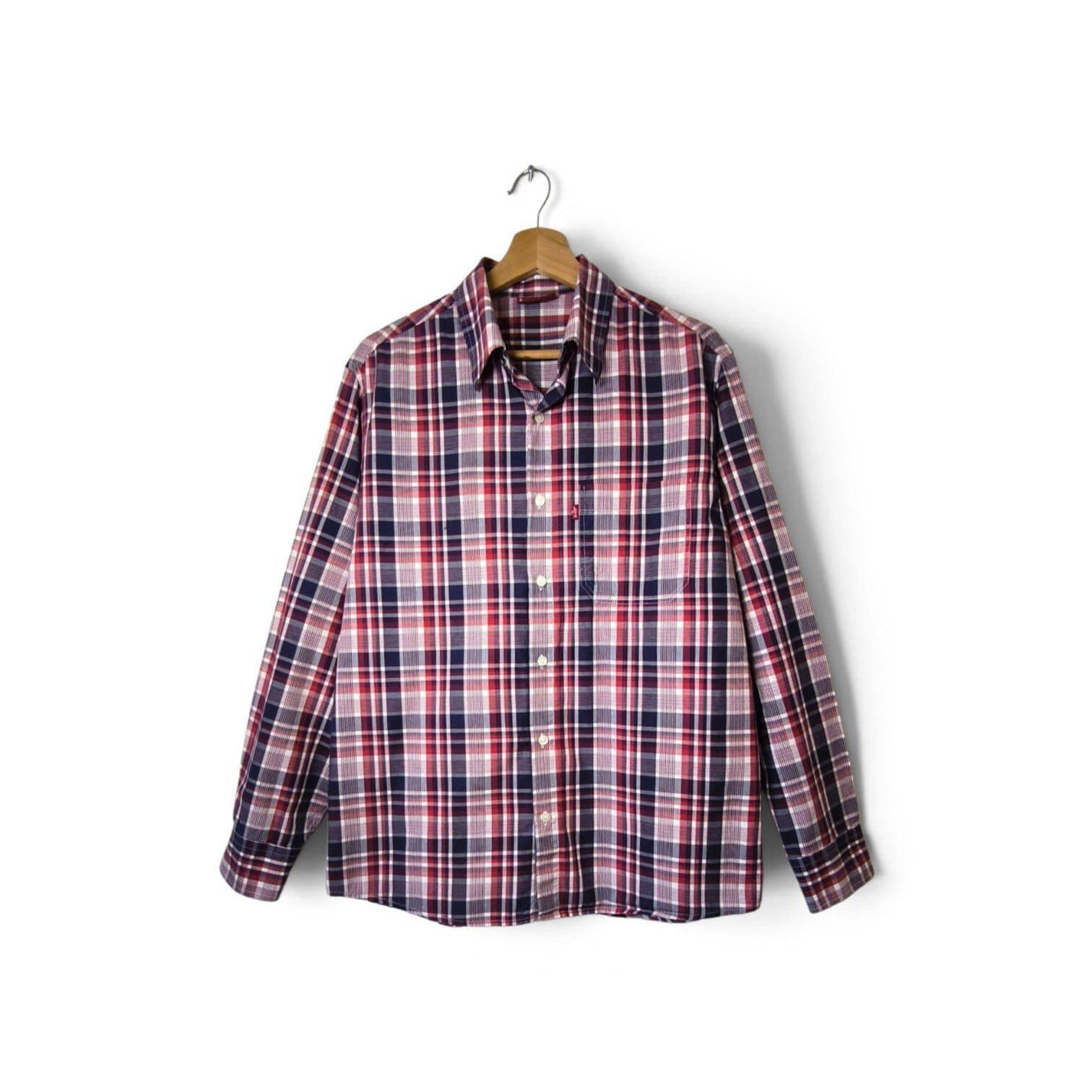 Camisa de Manga Larga a Cuadros